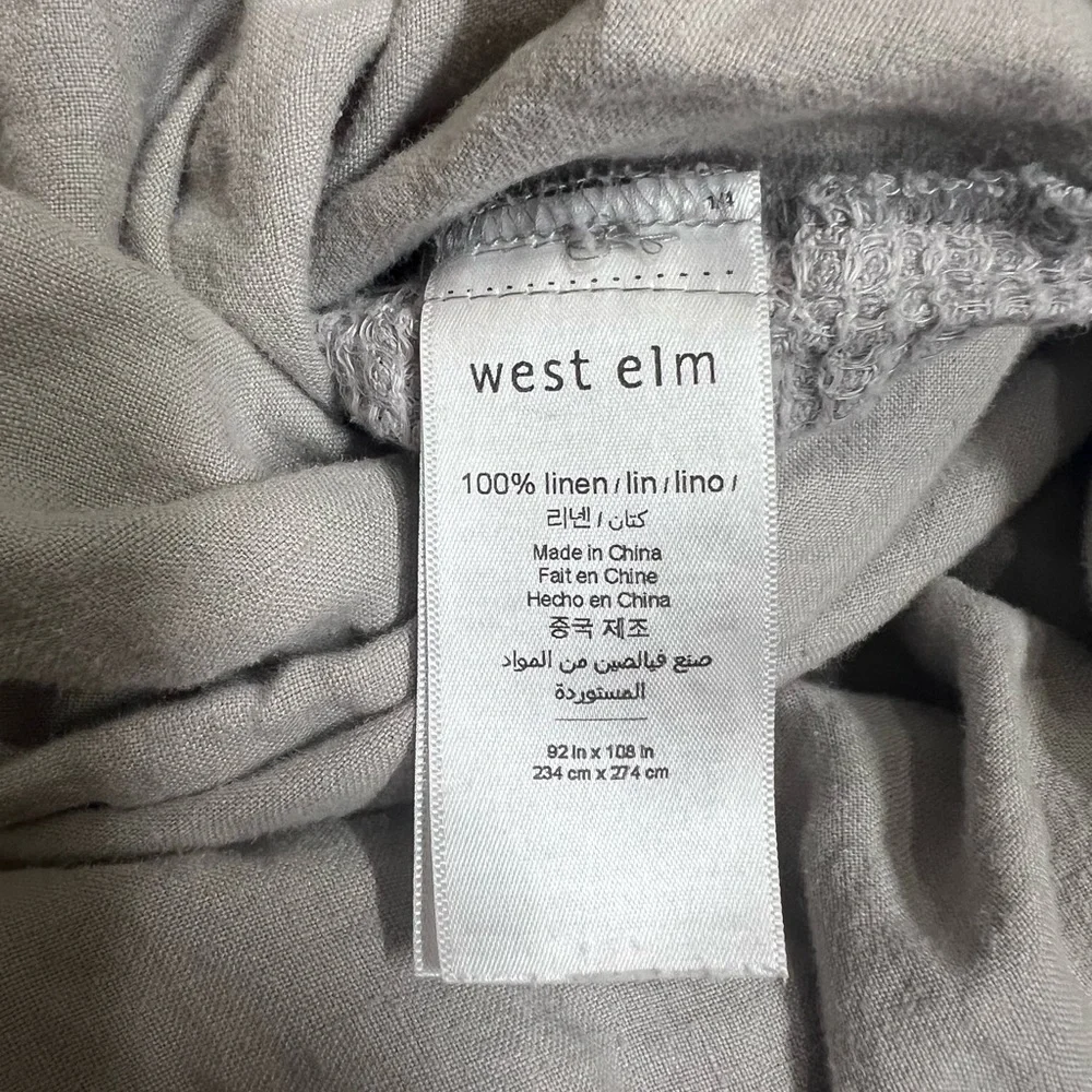 West Elm 92x108” king